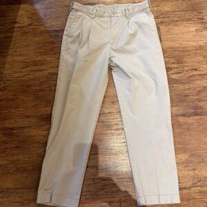 Savane Men’s Khaki Pants Pleated  5 Pocket  Size 36x30” LNC See Description